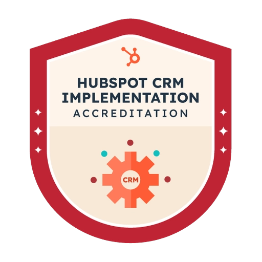 Selo HubSpot CRM Implementation Accreditation