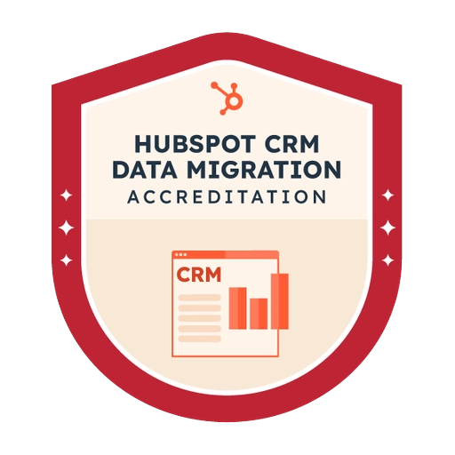 Selo HubSpot CRM Data Migration Accreditation