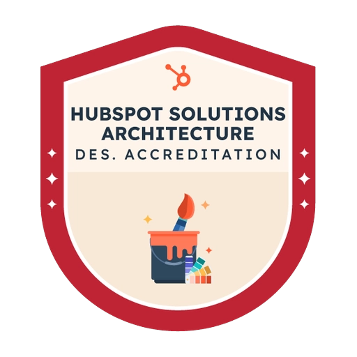 Selo HubSpot Solutions Architecture Design Accreditation